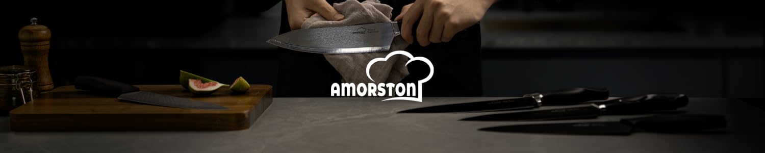 Amorston knives laid out on the bench